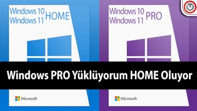 Windows 10 Pro yüklüyorum Home oluyor