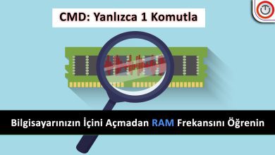 Bilgisayarınızın İçini Açmadan RAM Frekansını Öğrenin