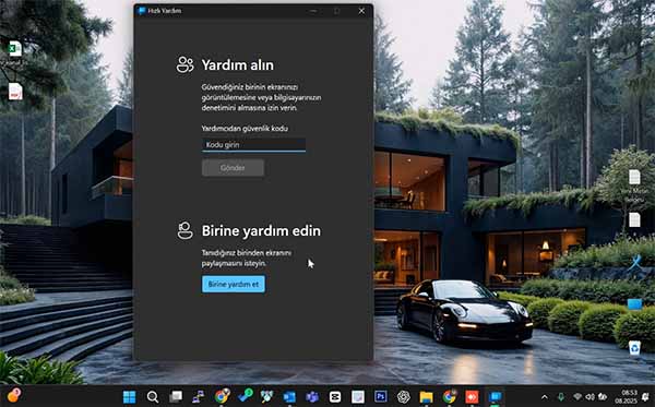 Ücretsiz Microsoft Uzak Bağlantı Programı "Hızlı Yardım"