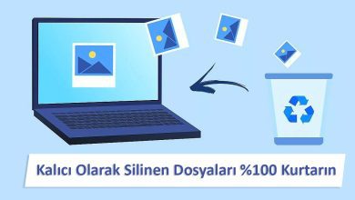 Kalıcı Olarak Silinen Dosyaları %100 Kurtarın