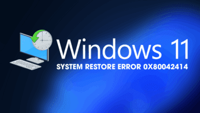 Windows’ta Sistem Görüntüsü Geri Yükleme Hatası 0x80042414